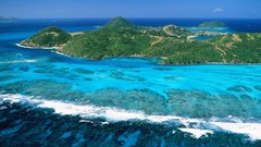 Blue coast waves Islands