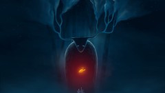 Blue cold Birds horns sad arrows