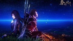 Blue comics Chinese ancient comics girls comic style Ancient 