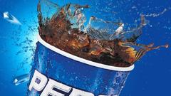 Blue cups pepsi drinks