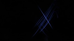 Blue dark light flash shapes light trails