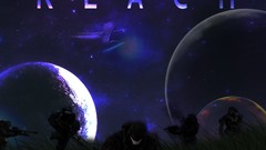 Blue dark Spartan planets assault halo outer space reach