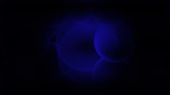 Blue dark water drops