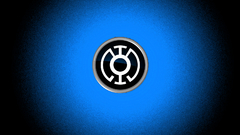 Blue dc comics symbol