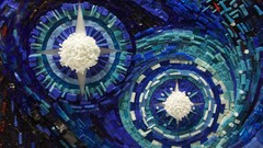 Blue design abstract