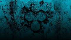 Blue design abstract Grafiti