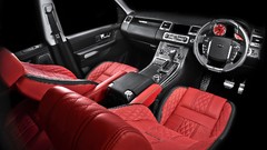 Blue design Range Rover dashboards Cosworth A Kahn Design