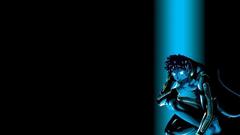 Blue devil artwork cartoon