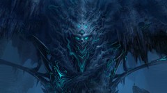 Blue devil artwork fantasy art