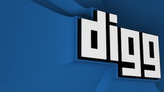 Blue digg logos multiscreen