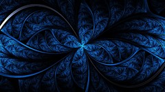 Blue digital art