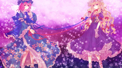 Blue dress anime girls