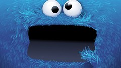 Blue eye Monsters Cookie Monster