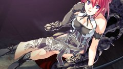 Blue eyes anime girls