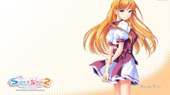 Blue eyes anime girls