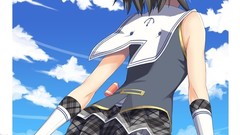 Blue eyes anime girls