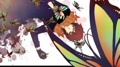 Blue eyes artwork anime