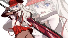 Blue eyes ass skirts