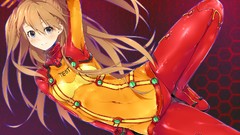 Blue eyes asuka langley soryu neon genesis evangelion redheads 