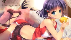 Blue eyes black hair