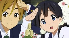 Blue eyes black hair twintails Tamako Market Kitashirakawa 