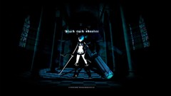 Blue eyes black rock shooter black hair kuroi mato