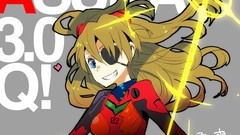 Blue eyes brunettes asuka langley soryu neon genesis evangelion 