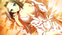 Blue eyes brunettes game cg