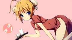 Blue eyes brunettes mayo chiki ahoge Konoe Subaru