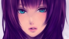 Blue eyes fantasy art