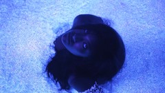 Blue eyes ice woman monochrome Animal Collective uv filter