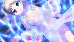 Blue eyes kimono lolicon