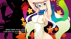 Blue eyes meganekko scarfs