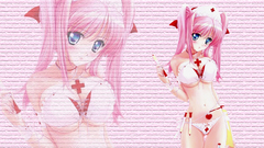 Blue eyes nurses pink