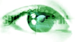 Blue eyes pink woman