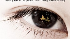 Blue eyes pink woman