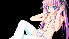 Blue eyes purple purple