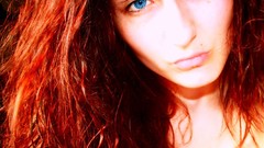 Blue eyes redheads