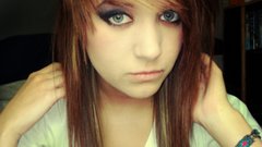 Blue eyes redheads skinny