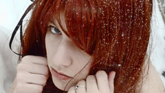 Blue eyes redheads snowflakes