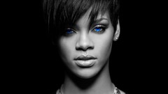 Blue eyes rihanna Celebrity