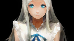 Blue eyes smiling We