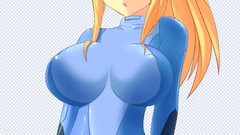 Blue eyes zero suit