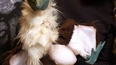 Blue footed chest bra