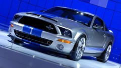 Blue Ford mustang complex magazine Shelby GT500 SuperSnake