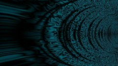 Blue fractal artwork digital art complex magazine