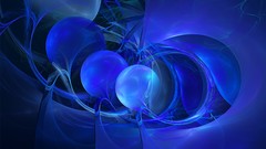 Blue Fractals blues digital art