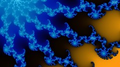 Blue Fractals orange