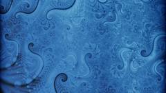 Blue Fractals spiral