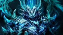 Blue Frozen diablo artwork fantasy art